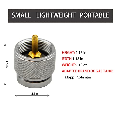 Propane to Butane Camping Stove Adapter - EN417 Lindal Valve Converter