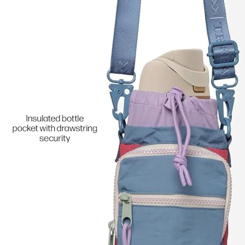 Thread Wallets Summer Mix Water Bottle Sling Crossbody Bag with Pockets - Small