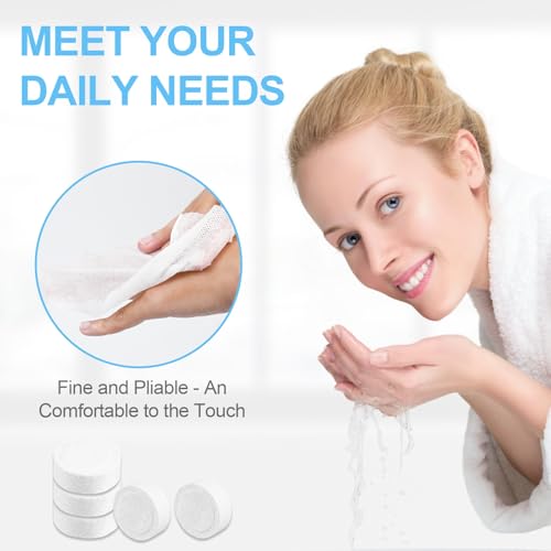 200 PCS Compressed Towel, Disposable Thicker Portable Towels, Camping