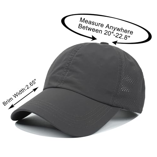 Adjustable Quick Drying Cross Ponytail Baseball Cap - Black
