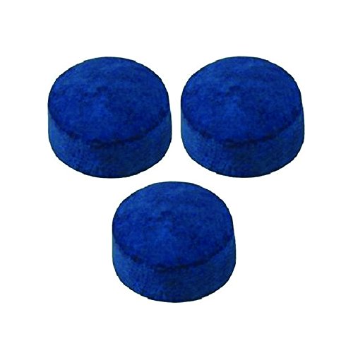 13mm Medium-Soft Billiard Cue Tips - Pack of 3