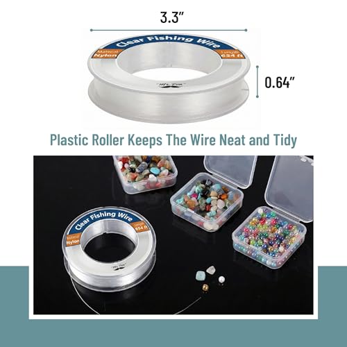 Clear Nylon Fishing Line - 218 Yard Heavy Duty Multipurpose String