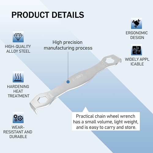 Chainring Nut Wrench for Mountain Bikes - 1-Pack