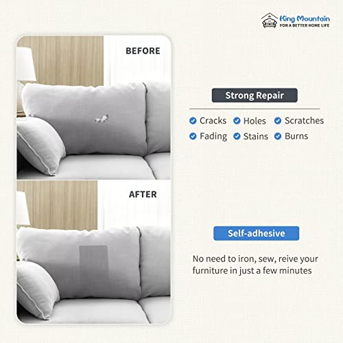 KING MOUNTAIN Canvas Repair Patch 9 x11 Inch 2 Pcs Self-Adhesive
