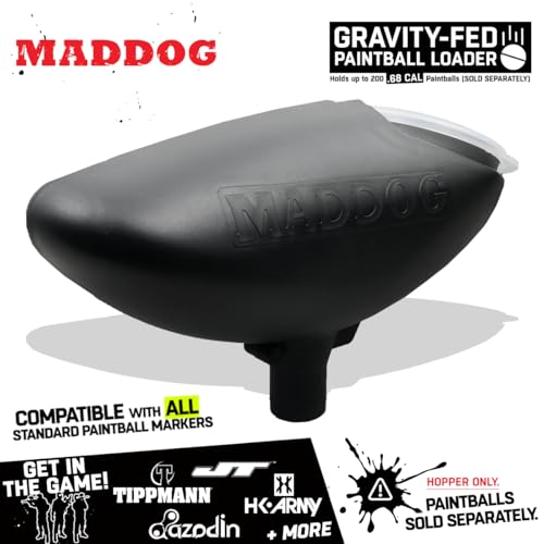200 Round Gravity-Fed Paintball Hopper - Universal Compatibility