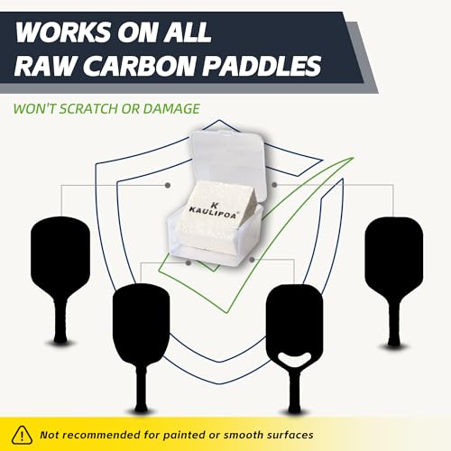 2-Pack Carbon Fiber Pickleball Paddle Cleaning Kit