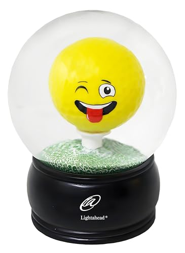 Emoticon Golf Water Globe Puzzle – Fun Desk Challenge & Brain Teaser