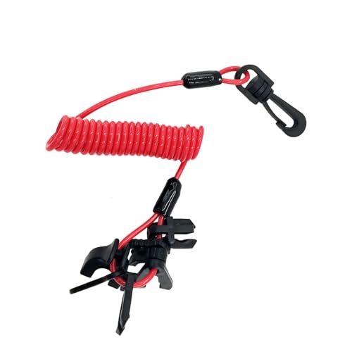ISURE MARINE Universal Boat Kill Switch Key Lanyard Set for Mercury, Yamaha, Honda, Suzuki