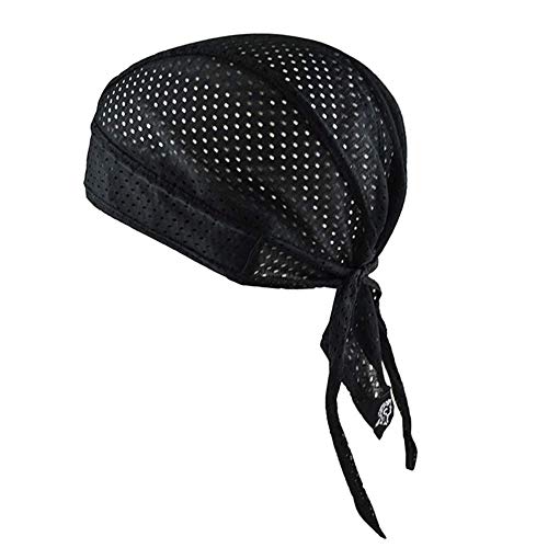 Quick Dry Beanie - Black Skull Cap with UV Protection