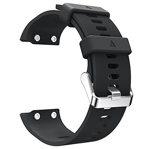 Soft Silicone Replacement Band for Garmin Forerunner 35/30 - Black