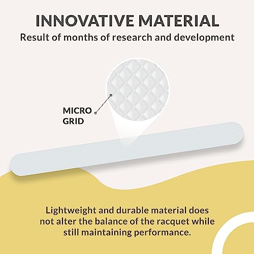 Padel Racket Protector Tape - High Strength, Easy Install - 2 Pack