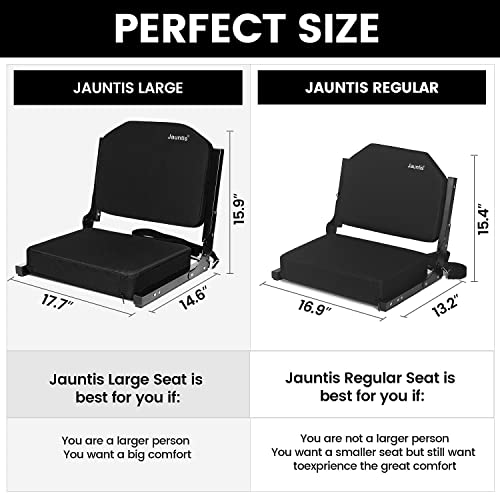 Portable Stadium Seats with Ultra Padded Back Support