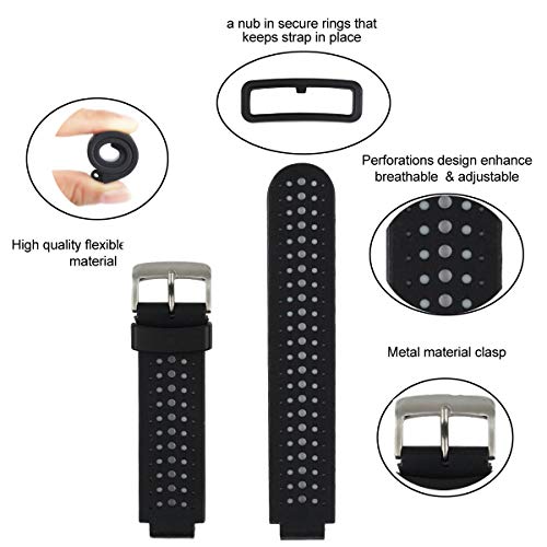 Garmin Watch Bands Replacement Strap - Black/White