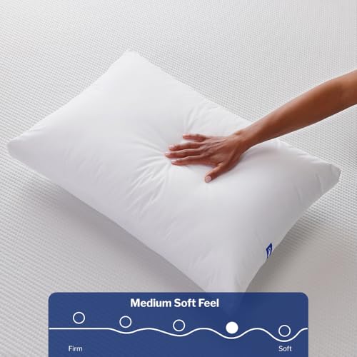 Casper Essential Pillow - Standard Down-Alternative Bed Pillow, Medium Support