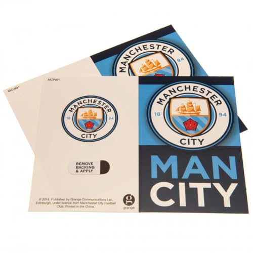 Manchester City FC Gift Wrap Sheets Set - Durable Paper, 2 Sheets