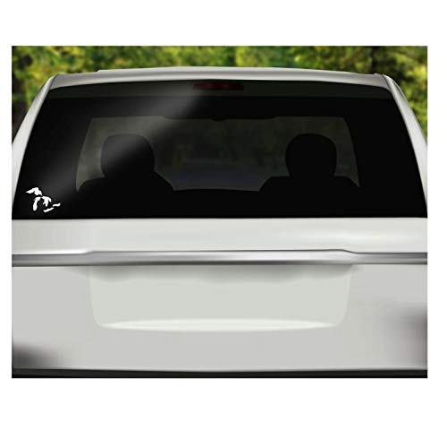 Vinyl Decal - Great Lakes Design for Car Windows, Laptops & More - 4.5 x 3.2 Inch