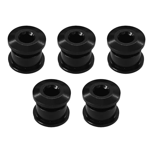 M8 Chainring Bolts - 7075 Aluminum Alloy, Black, 5PCS