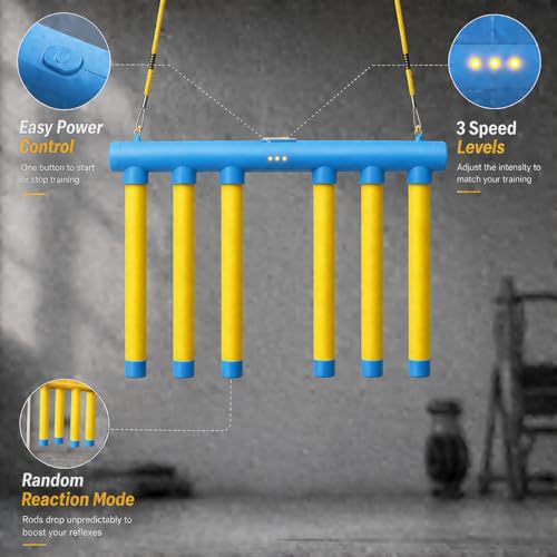 Reflex Drop Stick Game - Remote Control with Adjustable Speed