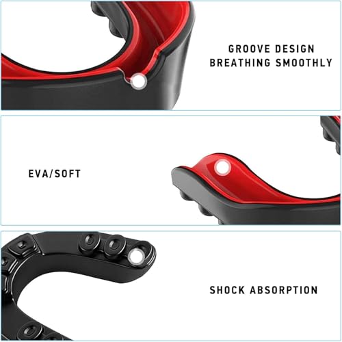 Kids Mouth Guard for Sports - Black, Comfortable & Lightweight Protection