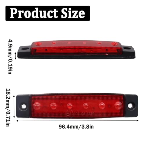 LED Boat Navigation Lights - Waterproof 120LM Stern Set for Yacht - 3PCS
