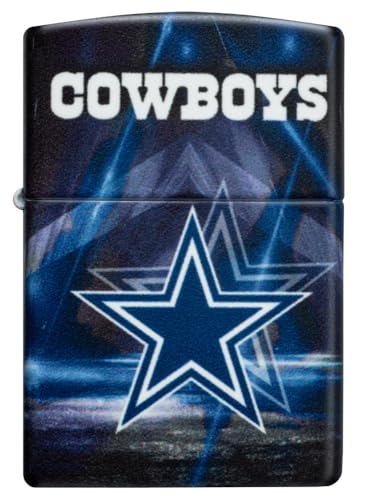 NFL Dallas Cowboys Matte Pocket Lighter - Windproof & Refillable