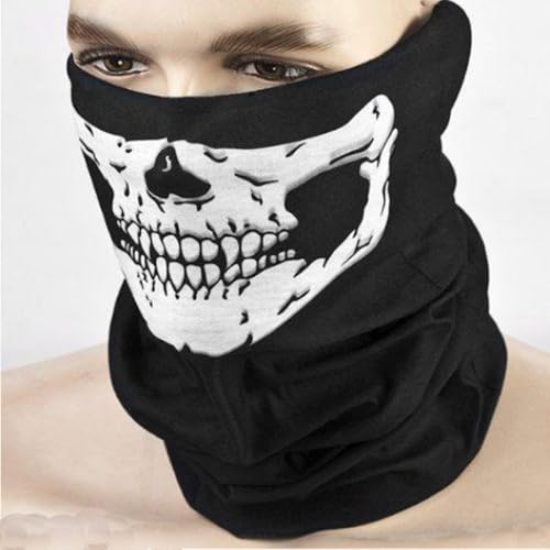 Skull Mask Gaiter Headwear - Breathable Seamless Balaclava