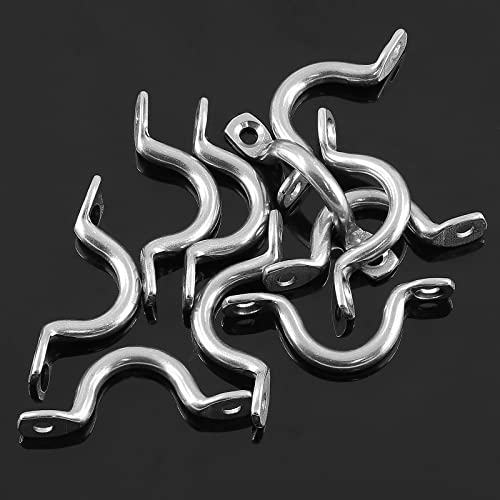 M4 Pad Eye Straps - 10Pcs Stainless Steel Kayak Deck Loops