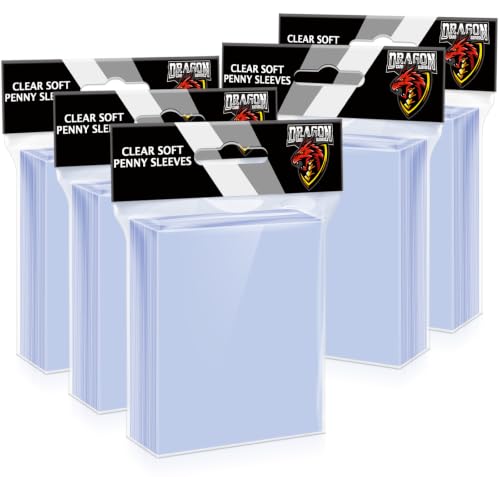 500 Count Card Sleeves - Soft Toploaders for Trading Cards