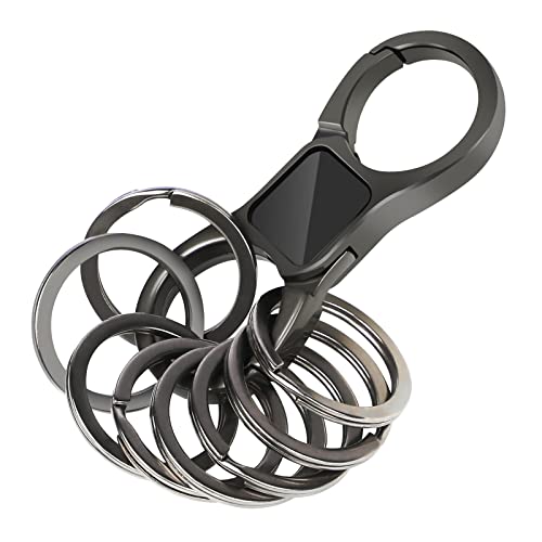 Quick Release Car Keychain for Men - Black Key Chain