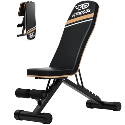 Foldable Weight Bench Press - 660 LBS Capacity for Home Gym