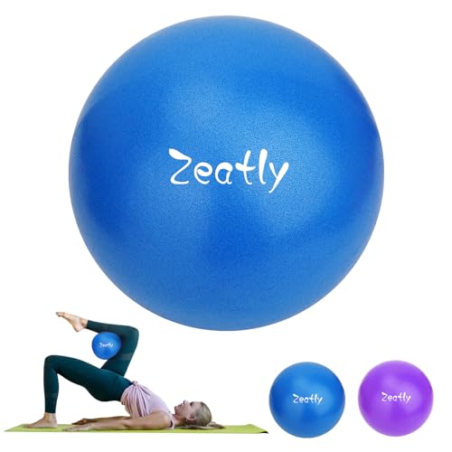 9-Inch Mini Exercise Ball for Pilates, Yoga, and Physical Therapy - Blue