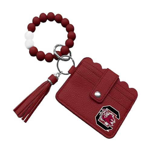 South Carolina Fighting Gamecocks NCAA Bracelet Wallet - Team Logo, Secure Card Organizer