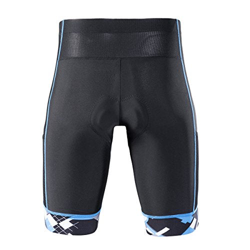 Men's Triathlon Shorts with Adjustable Drawstring & Pockets