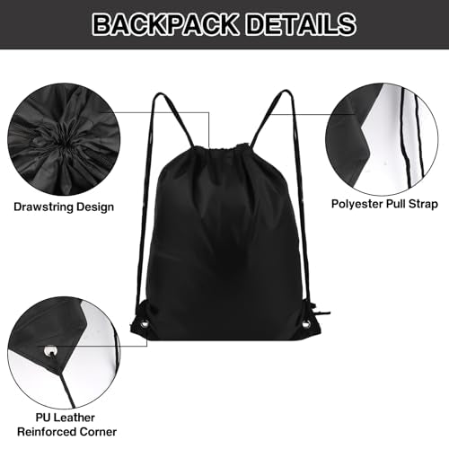 Drawstring Gym Bag - Multicolor Backpack for Sports & Travel