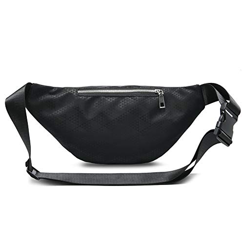 Water Resistant Fanny Pack for Travel & Outdoor Sports - Black
