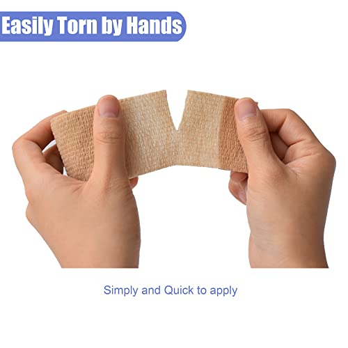 2 Inch Self Adhesive Bandage Wrap - 9 Pack Multi Colors