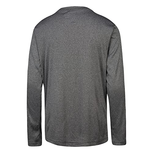 Hurley Boys' Long Sleeve Graphic T-Shirt - Medium Black Heather