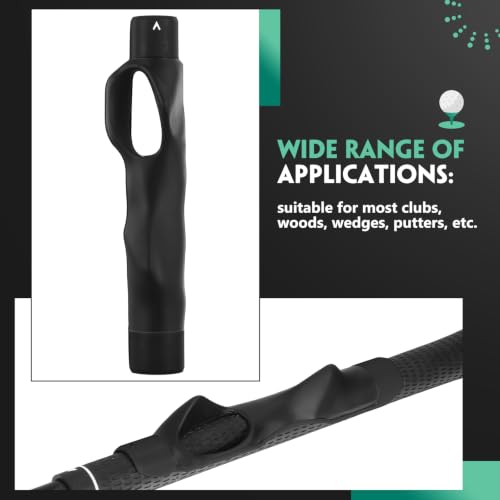 Seenelling Golf Grip Trainers Set (4 pcs) Right-Handed | Black, Training Aids