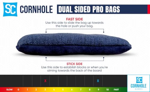 SC Cornhole Games Professional Dual Sided Cornhole Bags Forest/Nature 16 oz Regulation Tournament-Approved