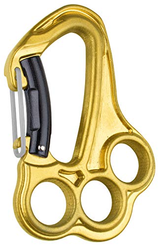 Grivel Vlad Locking Carabiner with Rigging Plate - Green, One Size