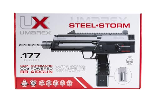 Umarex Steel-Storm .177 Caliber BB Gun Air Pistol , Black