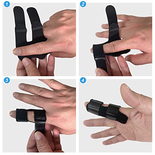 Trigger Finger Splints - Knuckle Immobilization Brace, Small (4 pcs)