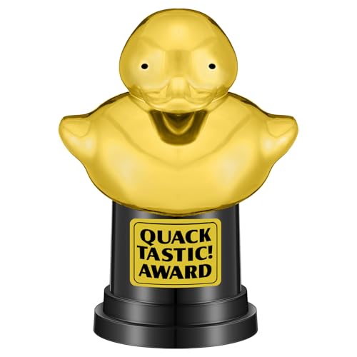 Duck Trophy Award - 6 Inch Tall Plastic MVP for Celebrations