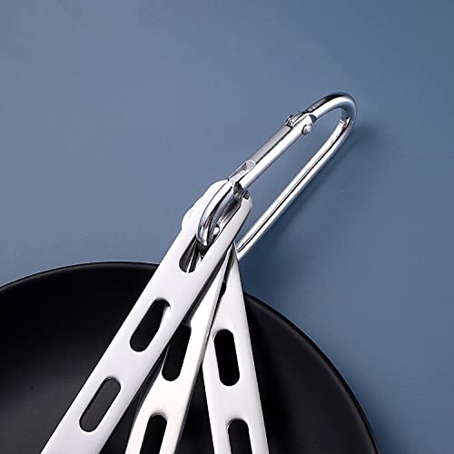 Ultralight Stainless Steel Camping Flatware Set - Silver