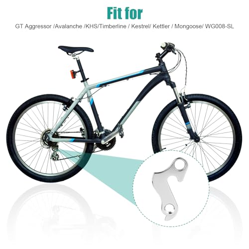 Aluminum Alloy Rear Derailleur Hanger with Screws - Bike Tail Hook