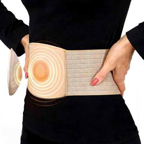 Hernia Belt for Men and Women with Compression Pad – Abdominal Binder, 37-42 in (Size L)