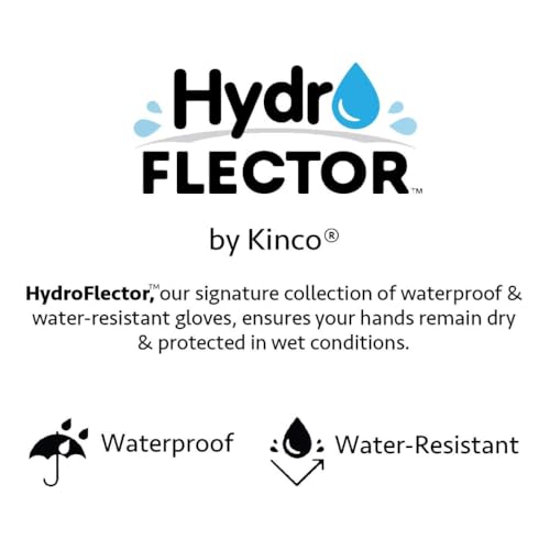 Kinco 398HKP HydroFlector Thermal Lined Water-Resistant Premium Grain Cowhide Leather Winter Gloves