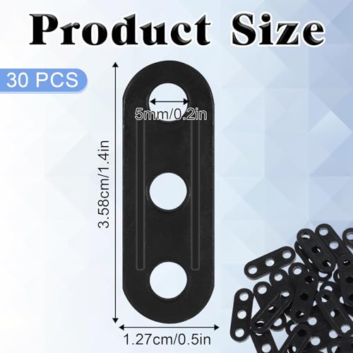30 PCS Tent Rope Tensioners - Plastic Cord Adjusters for Camping