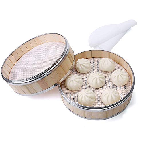 Round Silicone Reusable Steamer Mats - 10 Inch, Set of 4
