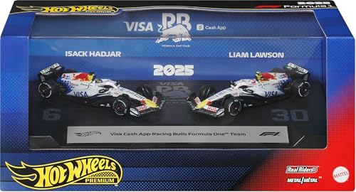 Hot Wheels Premium Formula One Team 2-Pack - Liam Lawson & Isack Hadjar